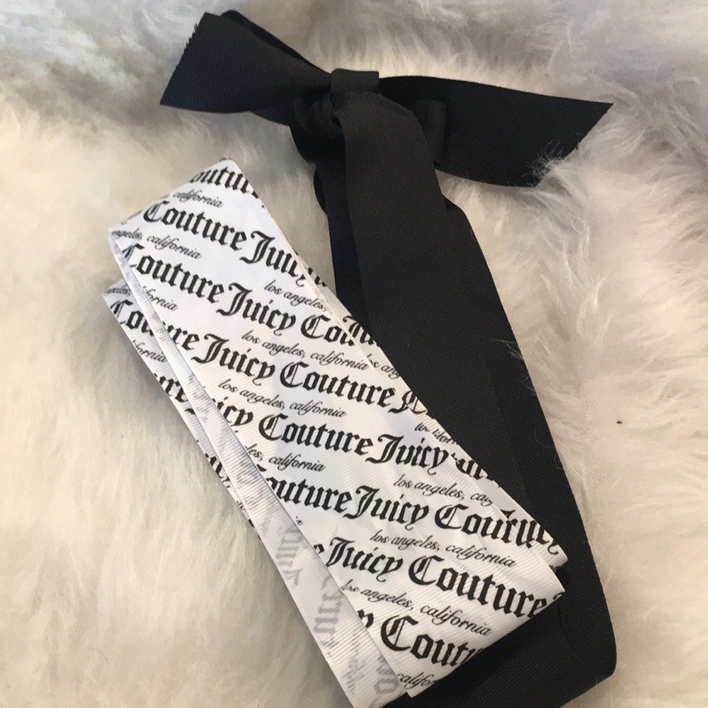 Juicy Couture Ribbon white and black